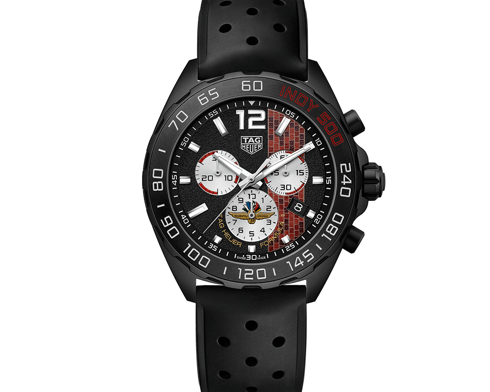 TAG Heuer apresenta o lan amento Formula 1 Indy 500 Special