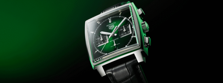 Leia mais sobre o artigo TAG Heuer Monaco Green Dial, edição limitada