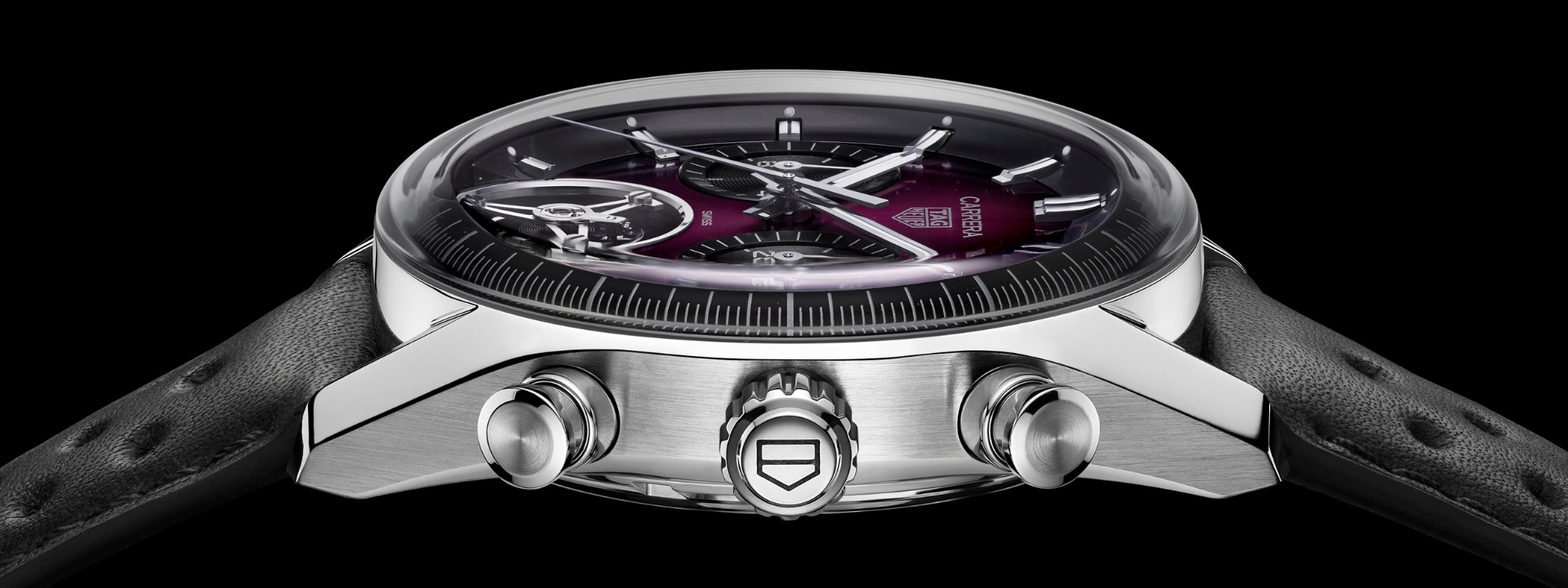 Leia mais sobre o artigo TAG HEUER CARRERA CHRONOGRAPH AND TOURBILLON PURPLE